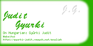 judit gyurki business card