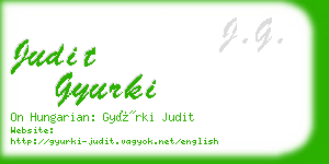 judit gyurki business card